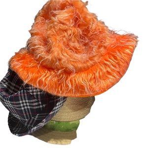 Bundle of 4 costume hats. Assorted styles.